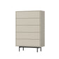 9.37"/47.24" Tall Wooden Chest, Rectangle Accent Chest with Drawers