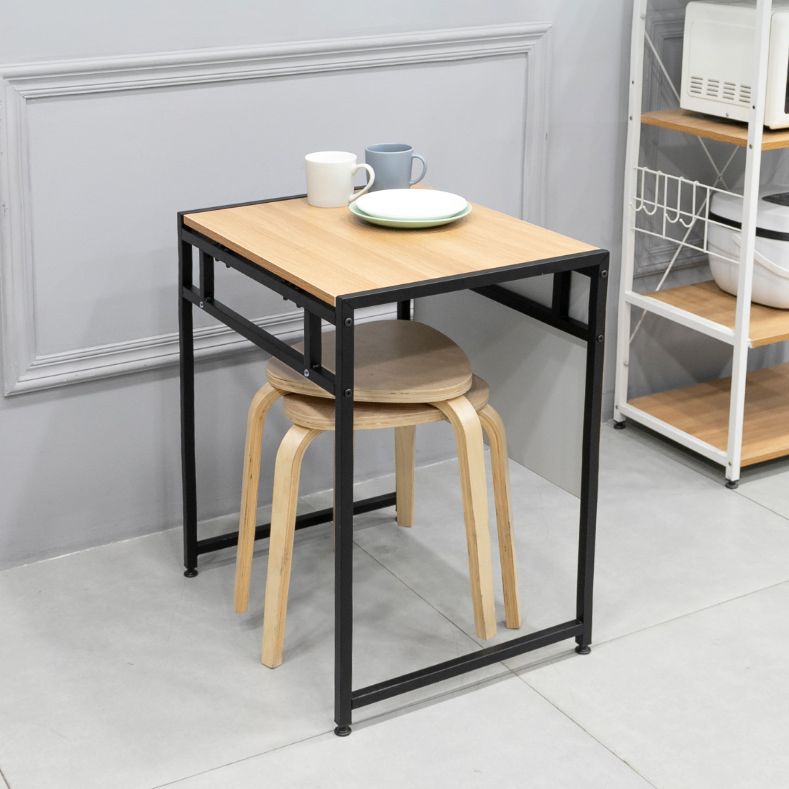 Modern Foldable Dinette Set 1/2/3 Pieces Rectangle Engineered Wood Dining Table Set Clearhalo 'Dining Room Sets' 'Dining Tables & Seating' 'dining_room_set' 'furn' 'furn_dining_room_set' 'Furniture' 'furniture_dining_room_set' 'Kitchen & Dining Furniture' 1200x1200_df9b6480-fb99-4310-80b5-c6c213013299