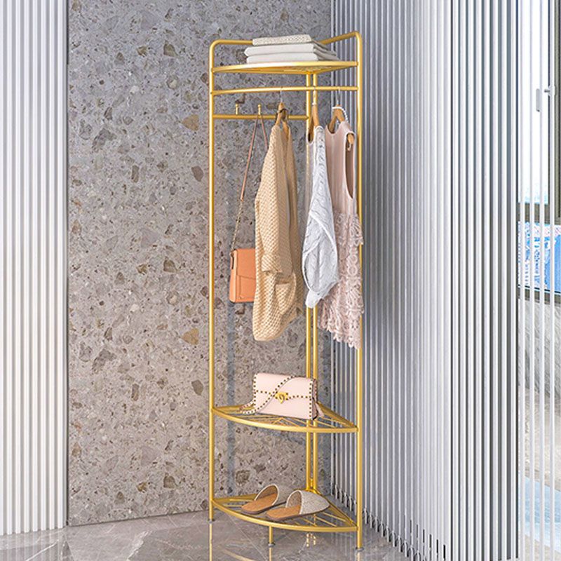 Industrial Hall Stand Metal Shelving Included Free Standing Entryway Kit Coat Hanger Clearhalo 'Entry & Mudroom Furniture' 'furn' 'furn_hall_tree_coat_racks' 'Furniture' 'Hall Trees & Coat Racks' 'hall_tree_coat_racks' 1200x1200_df9b9bc7-989b-4bf6-bd09-ae4f6fbe93c8