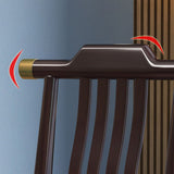 Solide houten eetstoelen moderne stijl armloze eetkamerstoelen voor eetkamer