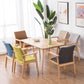 Scandinavian Rubberwood Solid Back Arm Chair Wood Dining Chair for Home Clearhalo ' kitchen&dining_furn' 'Dining Chairs' 'Dining Tables & Seating' 'dining_chair' 'furn' 'furn_dining_chair' 'Furniture' 'furniture_dining_chair' 'Kitchen & Dining Furniture' 'kitchen' 1200x1200_df9f2bea-5fdd-42bd-82a3-c25d5166b05d