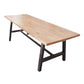Rectangle Wood Color Dining Table Solid Wood Table Industrial with Trestle Base Clearhalo ' dining_table' 'Dining Tables & Seating' 'Dining Tables' 'furn' 'furn_dining_table' 'Furniture' 'furniture_dining_table' 'Kitchen & Dining Furniture' 'kitchen&dining_furn' 'kitchen' 'kitchen_dining_table' 1200x1200_df9f63aa-d955-4602-aa8f-9446b2690e69