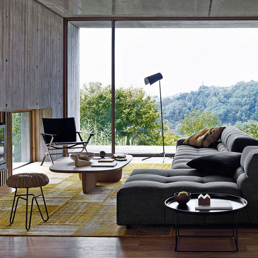 Scandinavo 1 tavolino da caffè singolo tavolo da cocktail rettangolare in legno massiccio