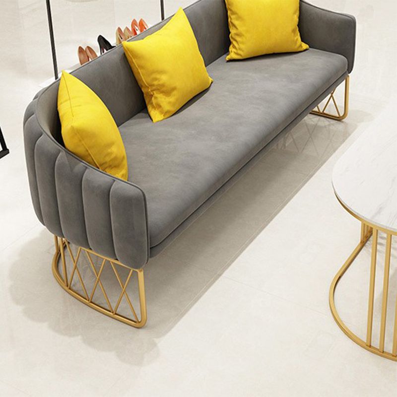Sofá de brazo de esmoquin de 25.59 "de ancho con sofá moderno apretado para sala de estar