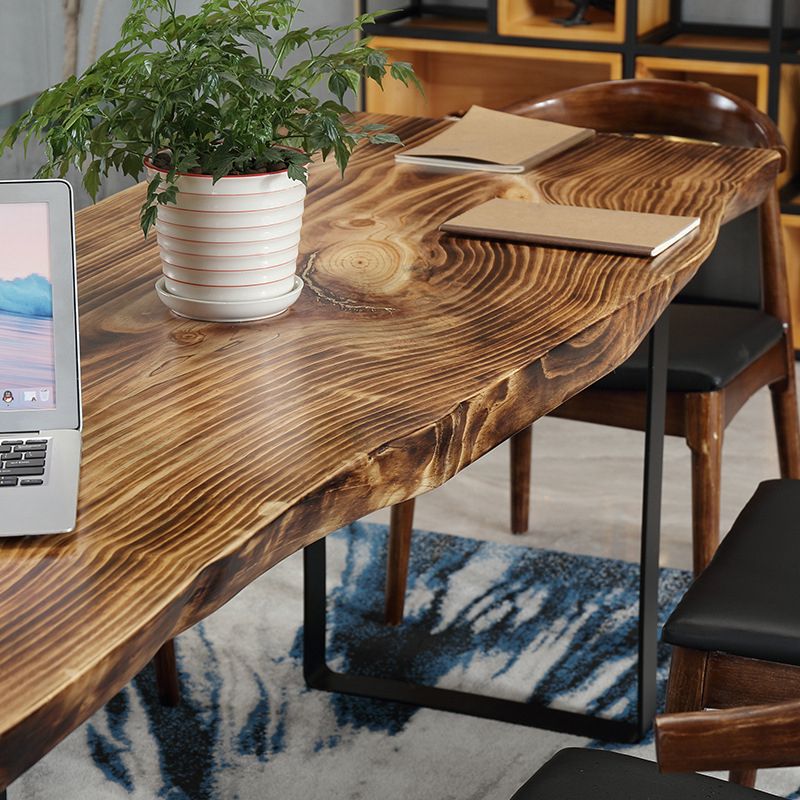 Rechteck im industriellen Stil Rechteck Holz Tisch Set 1/2/7 Stück Essset für Küche