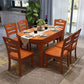 Modern Style Dining Table Solid Wood Butterfly Leaf Dining Table for Kitchen Use Clearhalo 'Dining Tables & Seating' 'Dining Tables' 'dining_table' 'furn' 'furn_dining_table' 'Furniture' 'Kitchen & Dining Furniture' 1200x1200_dfad1e50-2fea-4113-b1f5-5caca9d28016