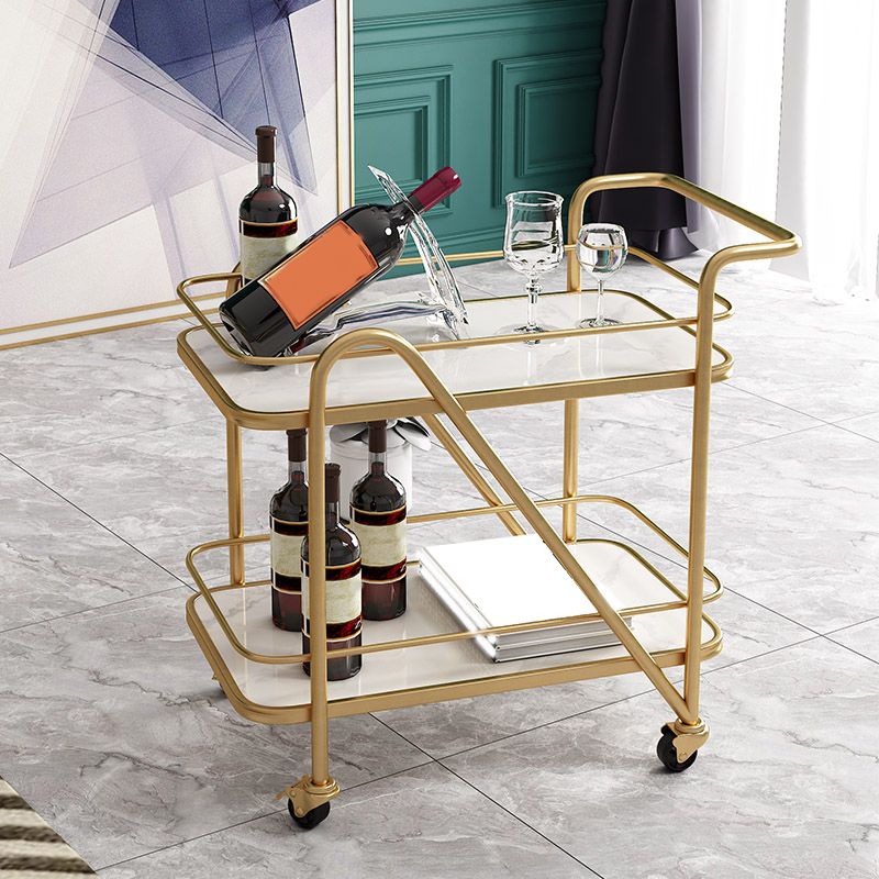 29.92"H Stationary Modern Prep Table Metal Rectangular Prep Table for Home Use