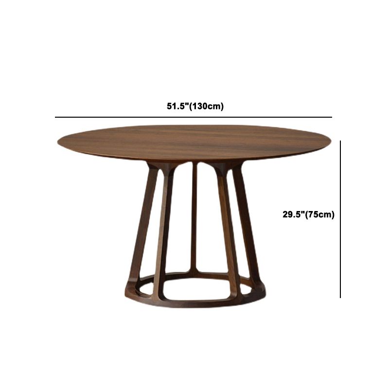 Mesa de comedor redonda moderna, mesa de comedor de madera maciza de 1/2/5 piezas con sillas