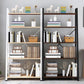 Modern Style Bookcase Metal Frame Open Back Bookshelf for Home Office