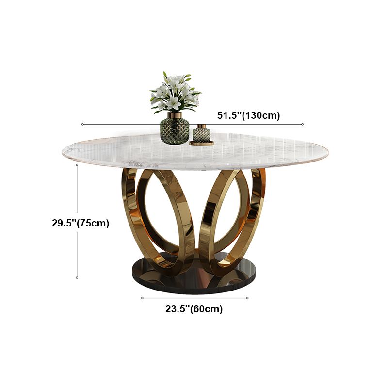 Traditional Luxury Round Dining Table Marble Indoor Table with Pedestal Base Clearhalo ' dining_table' 'Dining Tables & Seating' 'Dining Tables' 'furn' 'furn_dining_table' 'Furniture' 'furniture_dining_table' 'Kitchen & Dining Furniture' 'kitchen&dining_furn' 'kitchen' 'kitchen_dining_table' 1200x1200_dfb1ea77-38ba-48e4-81b9-96a0bfcc733d