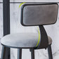 Industrial Armless Backrest Counter Stool Iron Milk Tea Shop Bar Stool with Cushion Clearhalo 'Bar Furniture' 'Bar Stools' 'bar_stools' 'furn' 'furn_bar_stools' 'Furniture' 'furniture_bar_stools' 'Kitchen & Dining Furniture' 1200x1200_dfb49eab-f16f-4293-a797-3f02a9ab81a7
