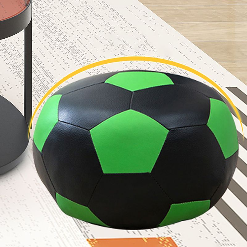 Geometric Print Ottoman Pouf Scratch Resistant Specialty Faux Leather Ottoman Clearhalo 'furn' 'furn_ottomans_poufs' 'Furniture' 'Living Room Furniture' 'Ottomans & Poufs' 'ottomans_poufs' 1200x1200_dfb75085-5fa1-4de1-8c70-8d9234d38277