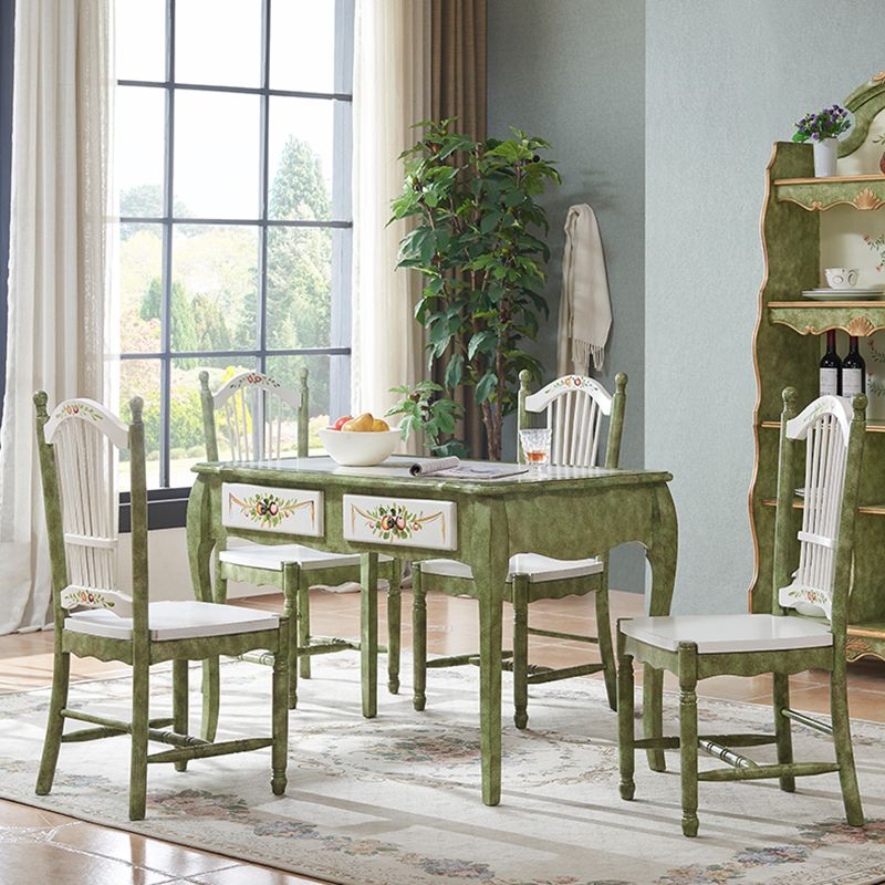 Mid-Century Modern Dining Table Rectangle Solid Wood Dining Table for Home Use Clearhalo ' dining_table' 'Dining Tables & Seating' 'Dining Tables' 'furn' 'furn_dining_table' 'Furniture' 'furniture_dining_table' 'Kitchen & Dining Furniture' 'kitchen&dining_furn' 'kitchen' 'kitchen_dining_table' 1200x1200_dfb8537a-4f09-46d1-8fac-0c1263be5900