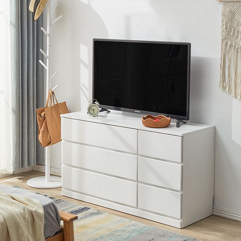 Multi Drawers Wooden Storage Chest Modern Style Storage Chest Dresser for Bedroom