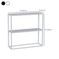 Modern Console Accent Table Antique Finish Rectangle Console Sofa Table in Metal Clearhalo 'Console Tables' 'console_tables' 'Entry & Mudroom Furniture' 'furn' 'furn_console_tables' 'Furniture' 1200x1200_dfb9f4e7-e9f3-4f1d-9e95-75f32d1be0ea