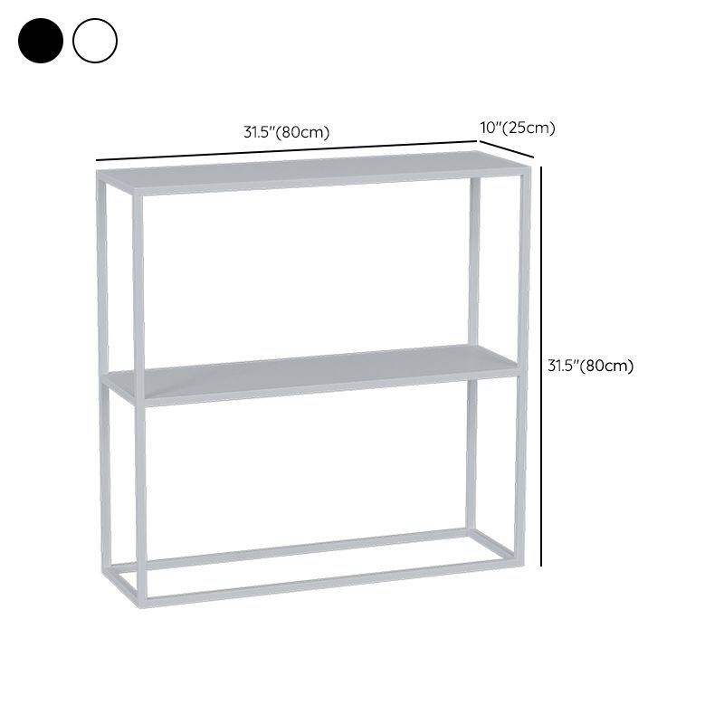 Modern Console Accent Table Antique Finish Rectangle Console Sofa Table in Metal Clearhalo 'Console Tables' 'console_tables' 'Entry & Mudroom Furniture' 'furn' 'furn_console_tables' 'Furniture' 1200x1200_dfb9f4e7-e9f3-4f1d-9e95-75f32d1be0ea