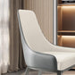 Silla de cuero de imitación tapizada silla de comedor contemporánea