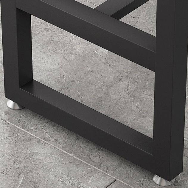 White and Black Modern Style Bar Table in Metal and Wood Milk Tea Shop Bar Table Clearhalo 'Bar Furniture' 'Bar Tables' 'bar_tables' 'furn' 'furn_bar_tables' 'Furniture' 'furniture_bar_tables' 'Kitchen & Dining Furniture' 1200x1200_dfbcd5d2-bbf6-4fc6-bad5-a3f8f768eb20