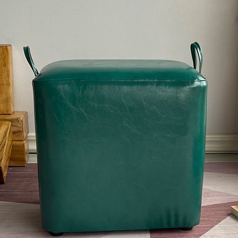 Modern PU Leather Poof Plain Rectangle Water Resistant Ottoman Chair Clearhalo 'furn' 'furn_ottomans_poufs' 'Furniture' 'Living Room Furniture' 'Ottomans & Poufs' 'ottomans_poufs' 1200x1200_dfbd3c6e-7ee1-44bd-940b-79e88ccd09bb