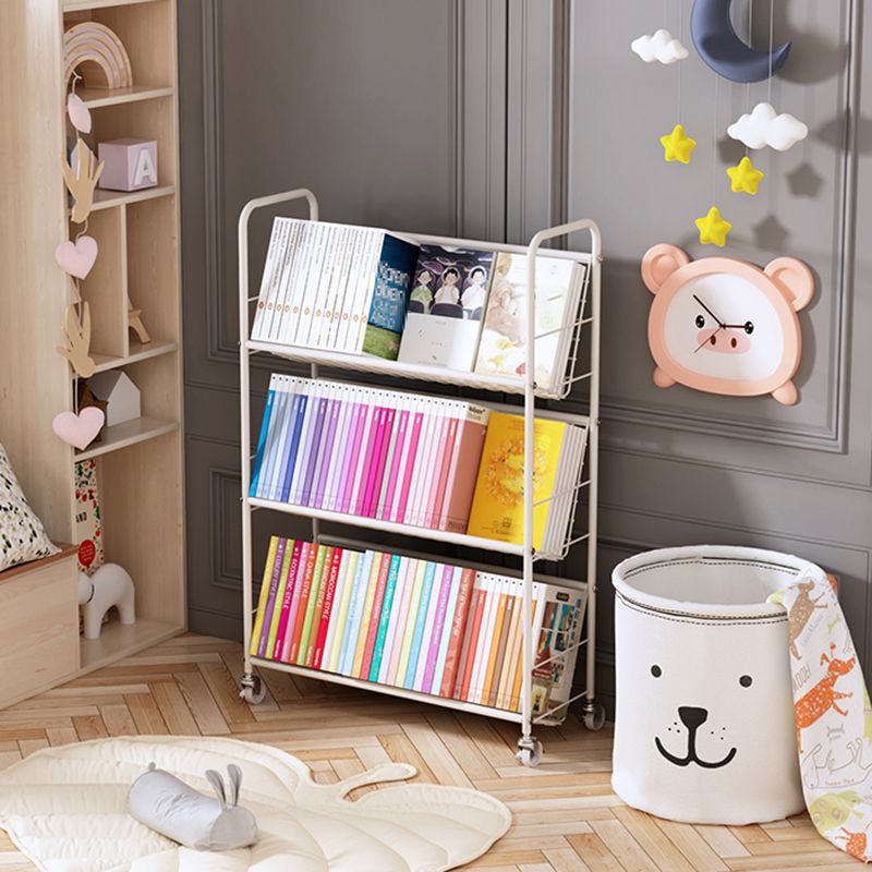 Estantería blanca etagere moderna 2/3/4/4/5 estantería vertical de metal