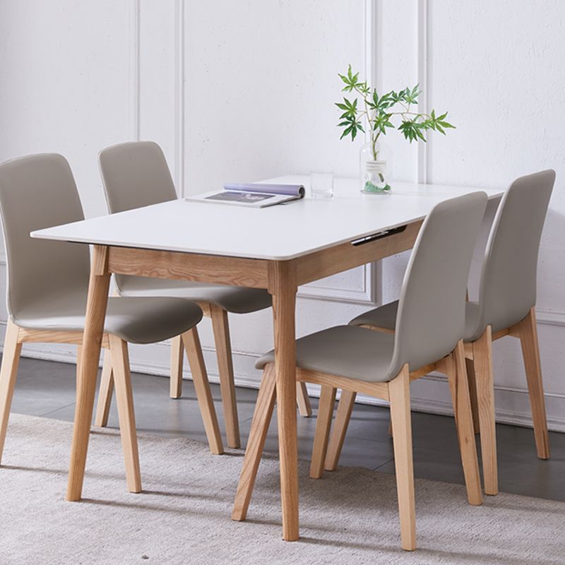 Simplicité Table à manger extensible Home Stone Fixe Fixed Bureau