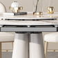 Glam Rectangle Table Set 1/3/4/5/7/9 Pieces Dining Set for Home Use