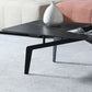 4 pieds 1 table basse simple Table de cocktail en métal de 16,14 po de hauteur