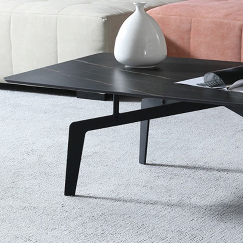 4 pieds 1 table basse simple Table de cocktail en métal de 16,14 po de hauteur