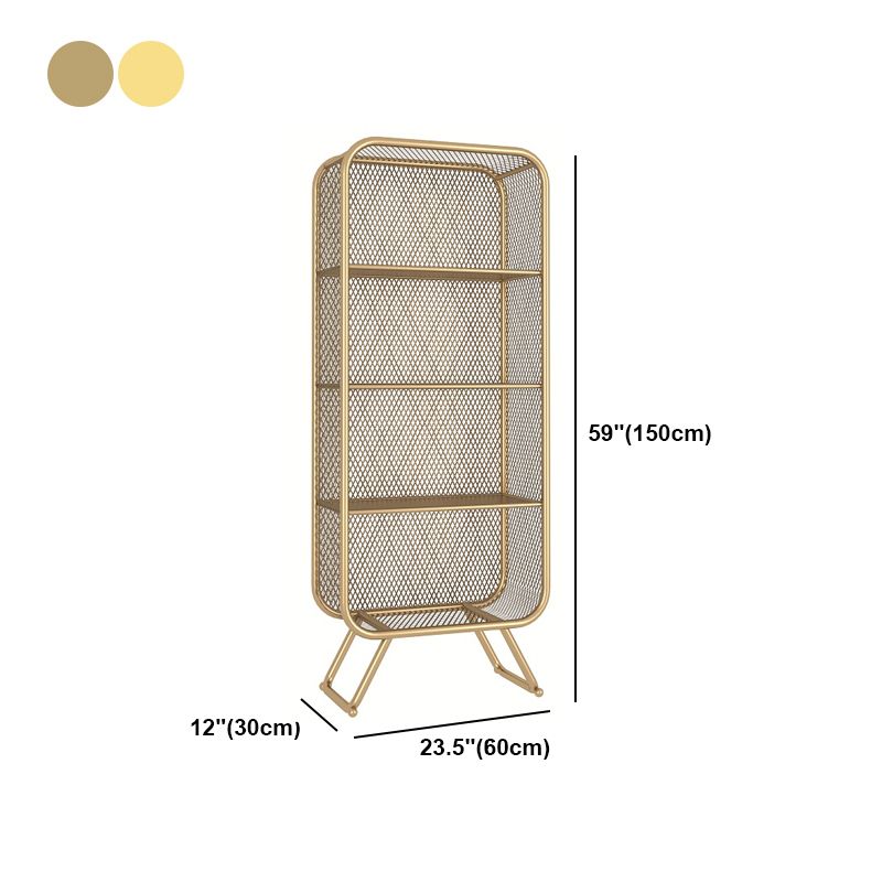 Closed Back Bookcase Glam Style Bookshelf for Home Office and Study Room Clearhalo 'Bookcases' 'furn' 'furn_bookcases' 'Furniture' 'furniture_bookcases' 'kitchen' 'kitchen_bookcases' 'Living Room Furniture' 'Office Furniture' 1200x1200_dfcdb2ff-a273-4c1b-adc2-e6c1b41741ea