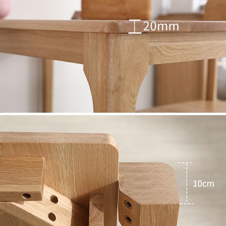 Rectangle Indoor Oak Wood Dining Table Modern Kitchen Table in Nature with 4 Legs Clearhalo ' dining_table' 'Dining Tables & Seating' 'Dining Tables' 'furn' 'furn_dining_table' 'Furniture' 'furniture_dining_table' 'Kitchen & Dining Furniture' 'kitchen&dining_furn' 'kitchen' 'kitchen_dining_table' 1200x1200_dfcfba19-5fdc-4ded-94e6-19136a175d9d
