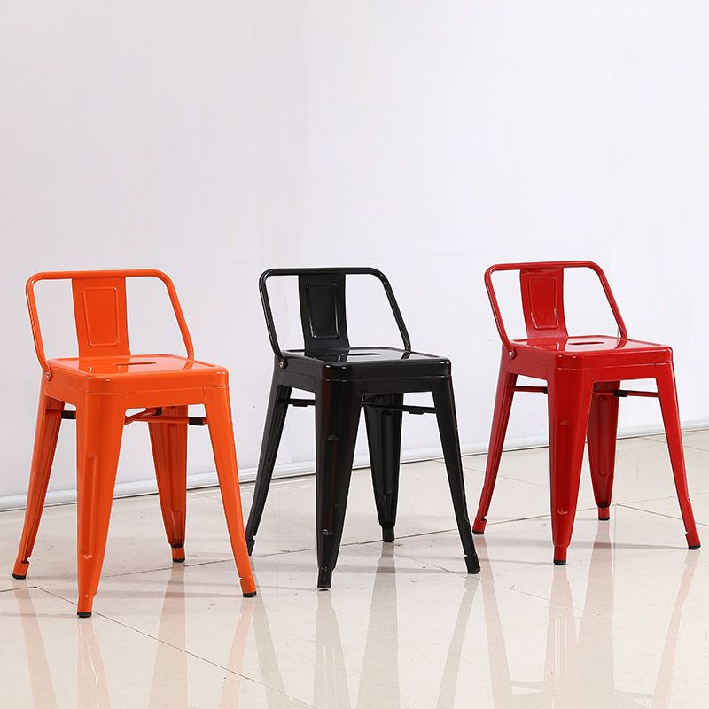 Industrial Iron Low Back Barstool Simple Indoor Tall Stool with Square Seat Clearhalo 'Bar Furniture' 'Bar Stools' 'bar_stools' 'furn' 'furn_bar_stools' 'furniture_bar_stools' 'Kitchen & Dining Furniture' 'kitchen&dining_furn' 'kitchen' 'kitchen_furn' Furniture' 1200x1200_dfd20e82-4356-4738-8efd-915c14f14953
