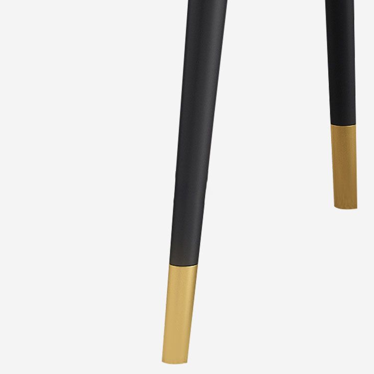 Glam Style Metal Arm Chair Open Back Dining Side Chair with Black Gold Legs Clearhalo 'Dining Chairs' 'Dining Tables & Seating' 'dining_chair' 'furn' 'furn_dining_chair' 'Furniture' 'furniture_dining_chair' 'Kitchen & Dining Furniture' 1200x1200_dfd4956a-6867-477a-9946-e4f420ea5db4