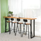 Rectangle Bar Dining Table Contemporary Bar Table with Black Sled Base Clearhalo 'Bar Furniture' 'Bar Tables' 'bar_tables' 'furn' 'furn_bar_tables' 'Furniture' 'Kitchen & Dining Furniture' 1200x1200_dfd4bf20-ab95-4a3b-815d-4588fde1adeb