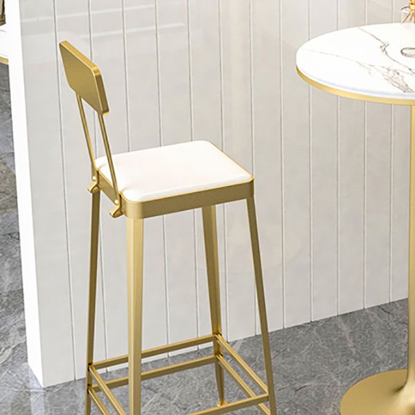 Industrial Low Back Barstools Square Bar Stools with Metal Base Clearhalo 'Bar Furniture' 'Bar Stools' 'bar_stools' 'furn' 'furn_bar_stools' 'Furniture' 'Kitchen & Dining Furniture' 1200x1200_dfd70093-acb6-49a0-acd1-5ea70567d257