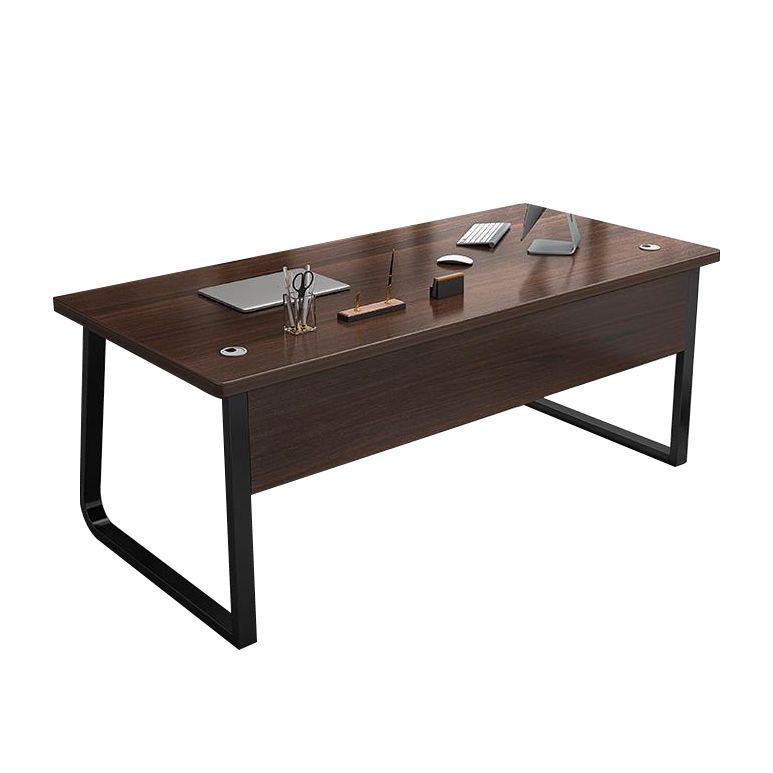 29.53 "H Industrial Office Desk Antique Finish Computer Desk