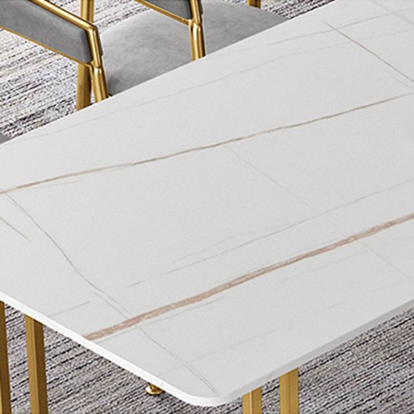 Sintered Stone Dining Table Traditional Luxury Sled Base Dining Table Clearhalo ' dining_table' 'Dining Tables & Seating' 'Dining Tables' 'furn' 'furn_dining_table' 'Furniture' 'furniture_dining_table' 'Kitchen & Dining Furniture' 'kitchen&dining_furn' 'kitchen' 'kitchen_dining_table' 1200x1200_dfdc0b8a-7f2c-4d8d-a282-64f4f7ca7739