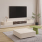 Console multimediale contemporanea Console porta TV a parete con cassetti