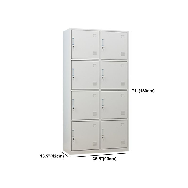 Armoire à charnière à charnière contemporaine Cabinet de garde-robe en acier pour la maison