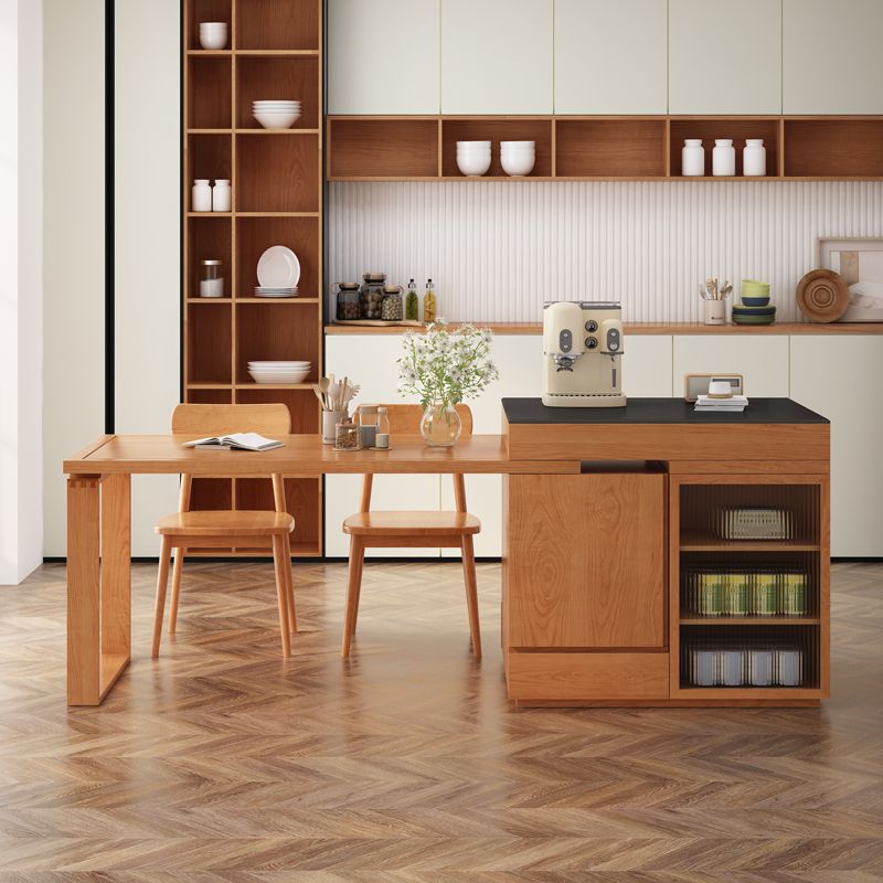 Solid Wood Dining Room Table Rectangle Dinner Room Kitchen Table