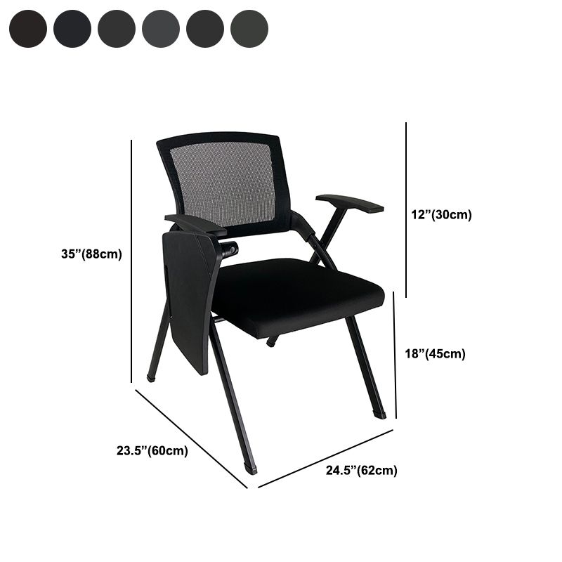 Chaise de conférence contemporaine Black Mesh Seat and Back Task Chair