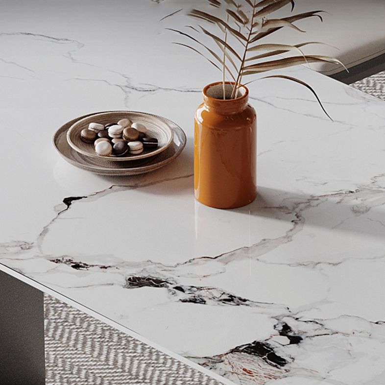 Modern Sintered Stone Top Dining Set Rectangle 1/2/4/5/7 Pieces Dining Table with Chairs Clearhalo 'Dining Room Sets' 'Dining Tables & Seating' 'dining_room_set' 'furn' 'furn_dining_room_set' 'Furniture' 'furniture_dining_room_set' 'Kitchen & Dining Furniture' 1200x1200_dfe7fa13-924d-4098-9a97-bf4a49090245