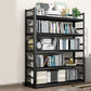Metal Open Etagere Bookshelf Black Industrial Vertical Bookshelf for Home Clearhalo 'Bookcases' 'furn' 'furn_bookcases' 'Furniture' 'furniture_bookcases' 'kitchen' 'kitchen_bookcases' 'Living Room Furniture' 'Office Furniture' 1200x1200_dfe9e92f-0f01-401a-896e-ef7097602289
