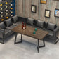 Industrial Solid Wood Dinner Table Brown Table with Black Frame for Dinning Room Clearhalo ' dining_table' 'Dining Tables & Seating' 'Dining Tables' 'furn' 'furn_dining_table' 'Furniture' 'furniture_dining_table' 'Kitchen & Dining Furniture' 'kitchen&dining_furn' 'kitchen' 'kitchen_dining_table' 1200x1200_dfeb574b-ea71-481c-9c03-59f6ae9689fa