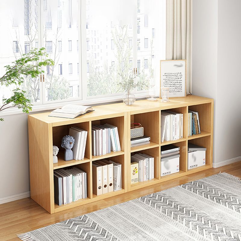 Standard Contemporary Bookcase Engineered Wood Closed Back Bookshelf Clearhalo 'Bookcases' 'furn' 'furn_bookcases' 'Furniture' 'Office Furniture' 1200x1200_dfecb67a-0714-4319-bbc5-49303681e8d7