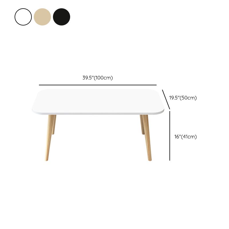 Contemporary 3 Legs and 4 Legs Cocktail Table Wooden Coffee Table