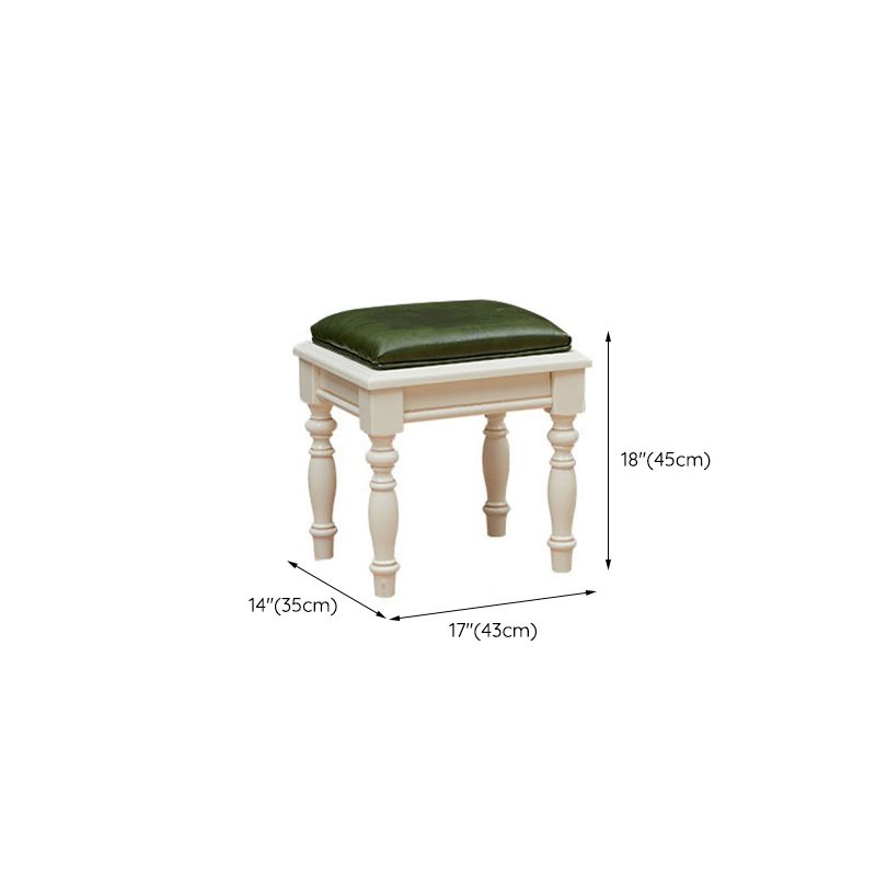 Tavolo da toeletta da toele da 4 cassette vittoriani per trucco in legno massiccio