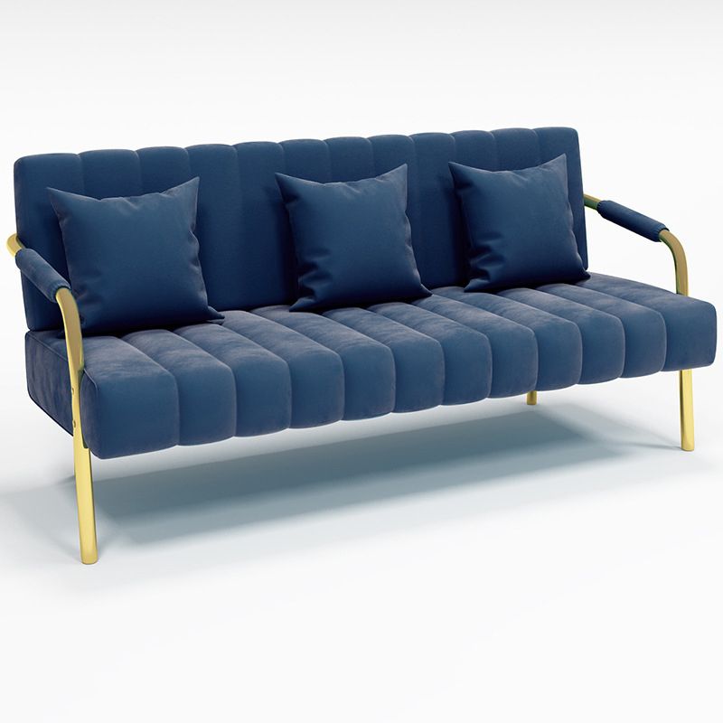Modern Standard Metal Legs Sofa Macaroon Fabric Sofa for Apartment Clearhalo 'furn' 'furn_sofas' 'Furniture' 'furniture_sofas' 'kitchen' 'kitchen_sofas' 'Living Room Furniture' 'Sofa' 'sofas' 1200x1200_dfeedecf-2651-44a6-a35b-6889db146fe1