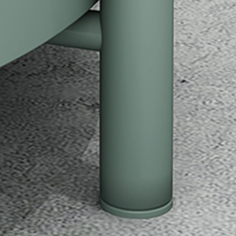 4 Legs Base Design Carbon Steel White/green/black/yellow Round Side Table