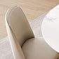 Ensemble de restauration en pierre blanche moderne 1/5/6/7 pièces Table à manger avec chaises blanches