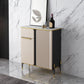 Sideboard a buffet di pietra di credenza glam con cassetti e armadi